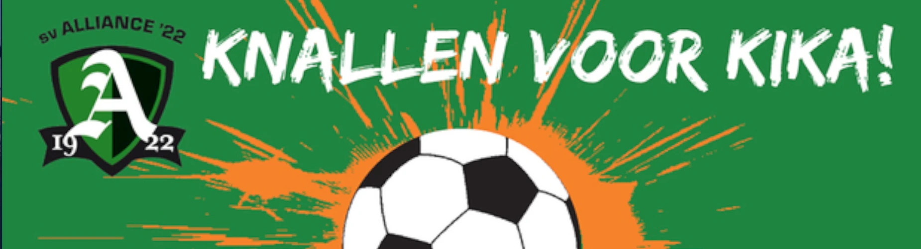 Bannière - Kika Alliance Jeugdtoernooi 2024 - SV Alliance '22 - Haarlem