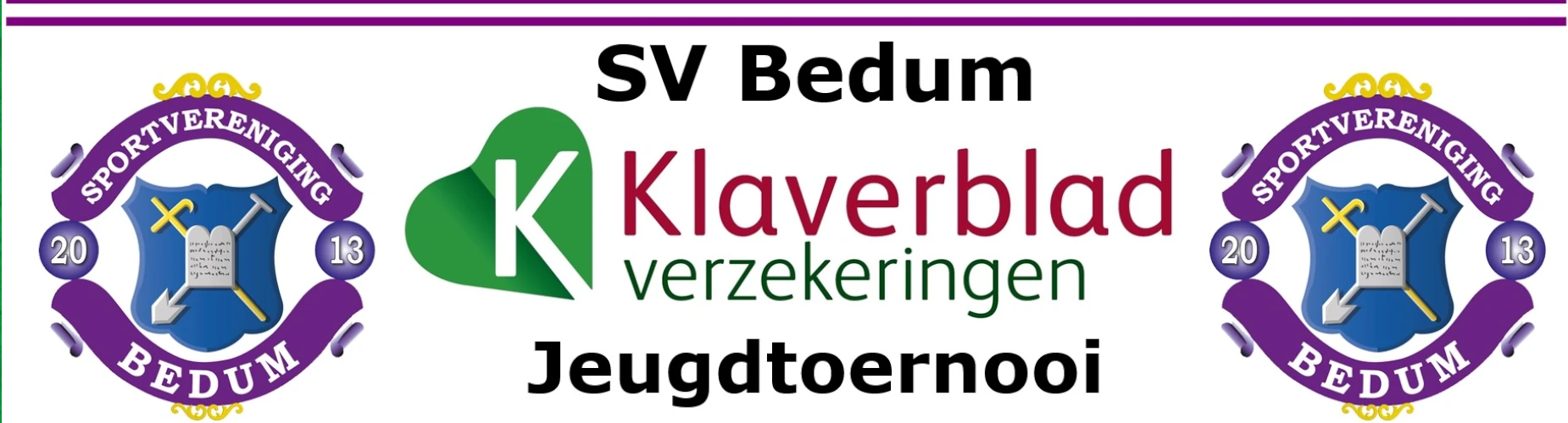Bannière - sv Bedum Klaverblad Verzekeringen Jeugdtoernooi - SV Bedum - Bedum