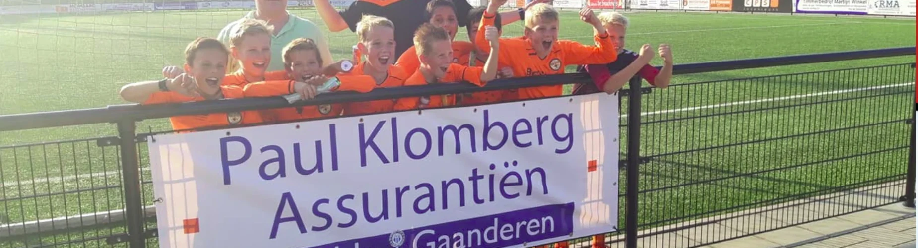 Bannière - Paul Klomberg Jeugdtoernooi - VVG ’25 - Gaanderen