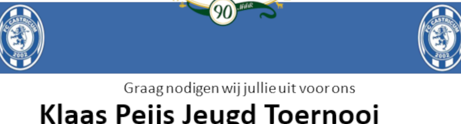 Bannière - Johanna’s Hof Klaas Peijs Toernooi - FC Castricum - Castricum
