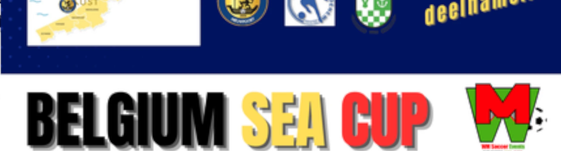 Bannière - WMSE Belgium Sea Cup 2026  - WM Soccer Events - Affligem