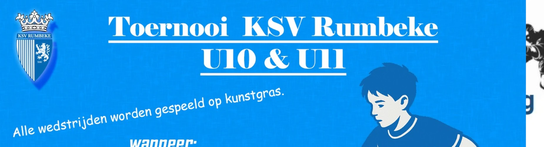 Banner - Memorial Toernooi KSV Rumbeke 2025 - KSV Rumbeke - Roeselare