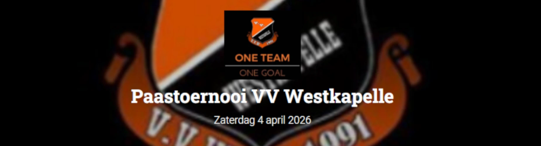 Banner - Paastoernooi VV Westkapelle - VV Westkapelle - Knokke-Heist