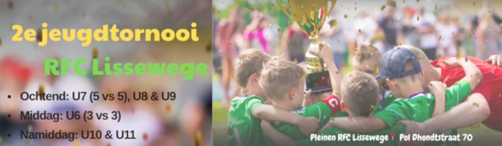 Banner - 2e jeugdtornooi RFC Lissewege - RFC Lissewege - Lissewege