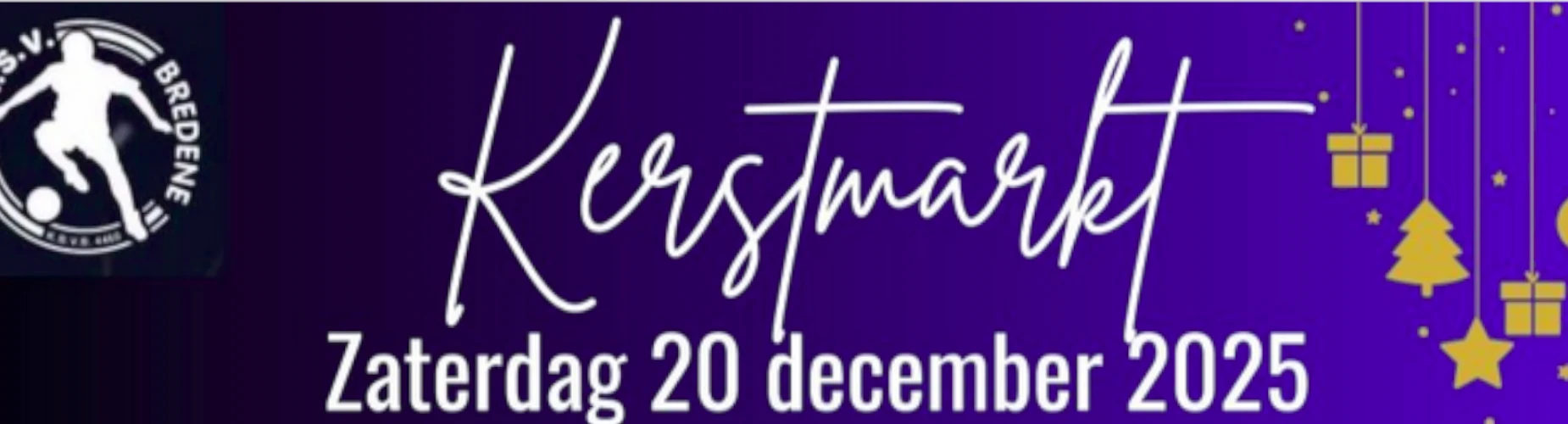 Banner - KSV Bredene Kerstmarkt - KSV Bredene - Bredene