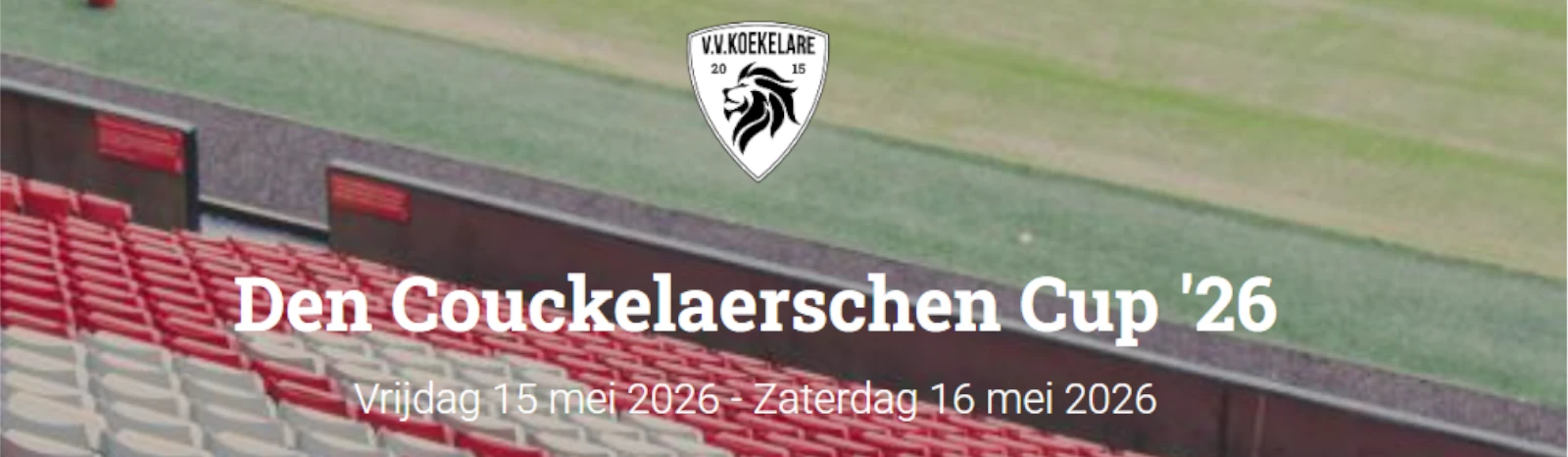 Banner - Den Couckelaerschen Cup ’26 - VV Koekelare - Koekelare