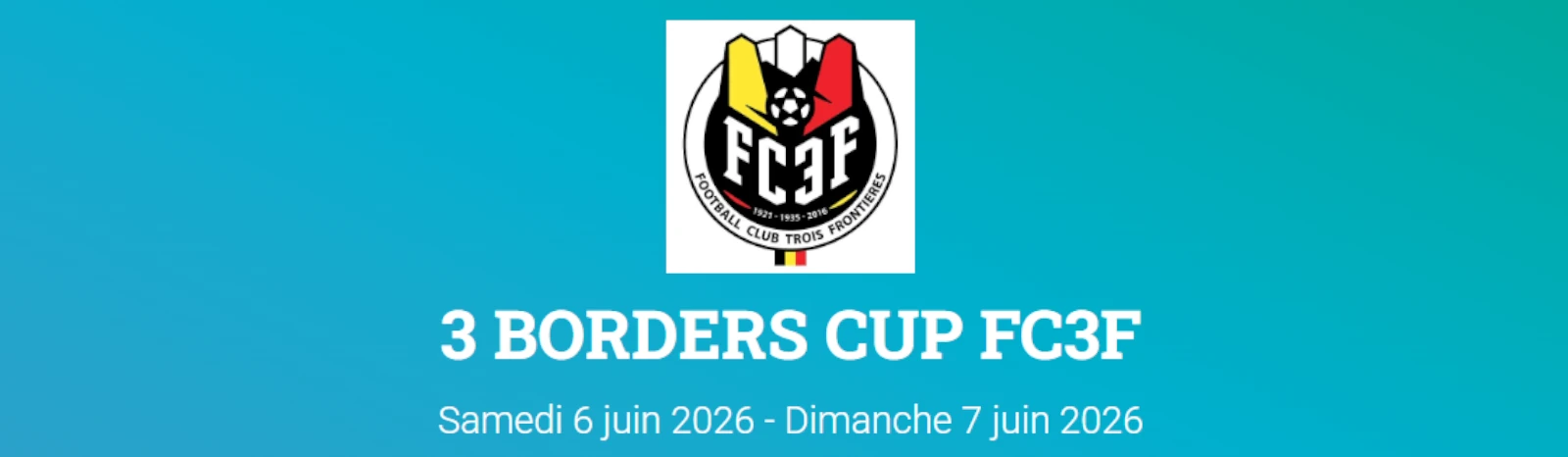 Banner - 3 Borders Cup - FC Trois Frontières - Plombières
