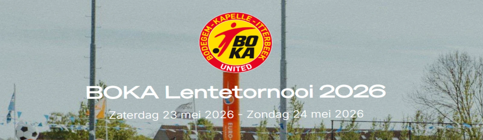 Banner - BOKA Lentetornooi 2026 - BOKA United - Dilbeek