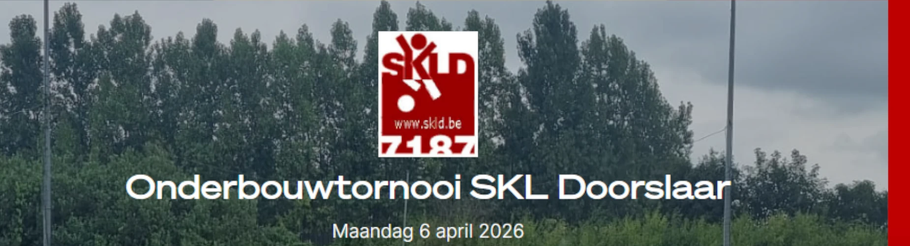 Banner - Onderbouwtornooi SKL Doorslaar 2026 - SK Lokeren Doorslaar - Lokeren