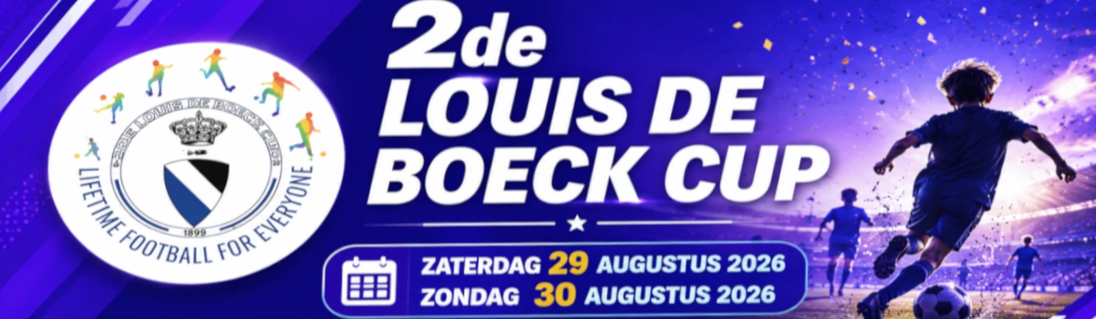 Banner - U6 NM - 2de Louis De Boeck Cup 2026 - K. Rupel Boom F.C. - Boom